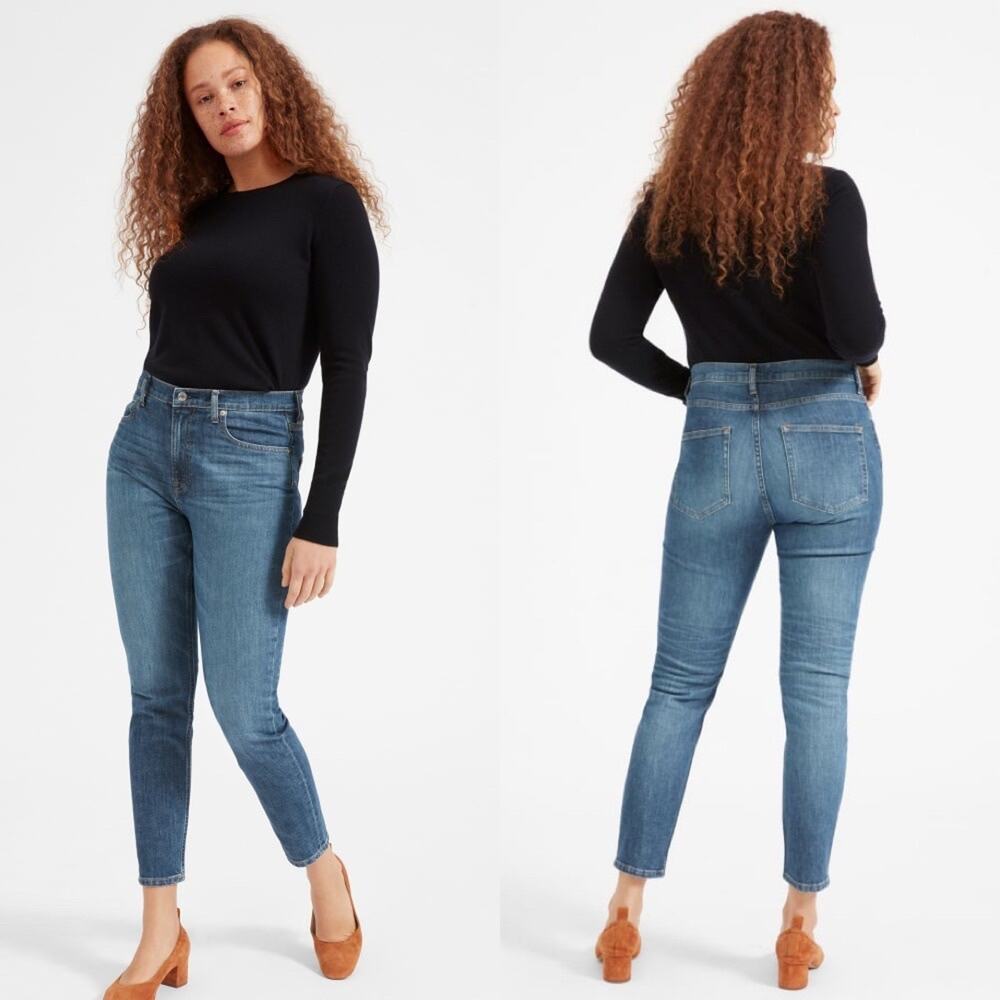 Everlane High Rise Skinny Ankle Jeans size 28
